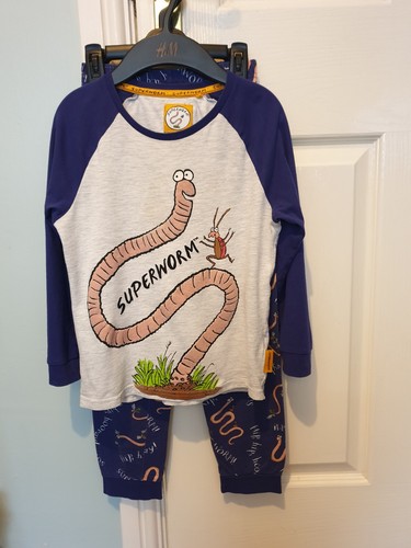 Superworm blue printed - tu,
